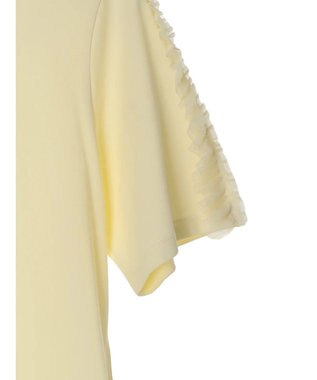 earth music&ecology チュールフリルプルオーバー Light Yellow