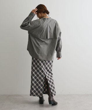 CRAFT STANDARD BOUTIQUE ヨークデザインシャツ Dark Gray