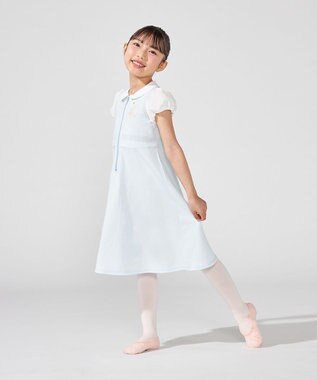 Chacott ジップアップワンピース ベビーブルー