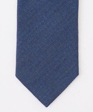 JOSEPH ABBOUD メランジシャンブレー【イタリア生地・日本製】メランジシャンブレーネクタイ ダルブルー系