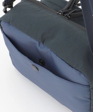 JOSEPH ABBOUD MOUNTAIN 【新型登場！ECO撥水/軽量】マイクロリップ サコッシュ ネイビー系