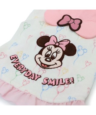 PET PARADISE ディズニー ミニーマウス サーモキープ Tシャツ 《風船柄》 小型犬 ホワイト×ピンク