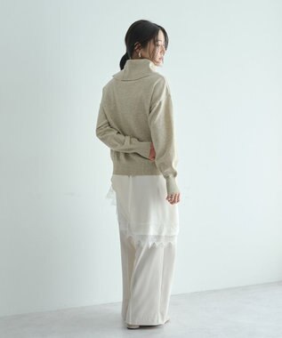 YECCA VECCA オフタートルネックニット Black