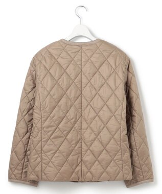 J.PRESS LADIES 【WEB限定カラーあり・洗える】コンパクトタフタキルティング ブルゾン ベージュ系