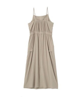 YECCA VECCA 【UVカット/遮熱/接触冷感】COOLカーゴキャミワンピース Charcoal Gray