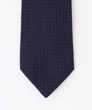 J.PRESS MEN 【JAPANESE SILK FRESCO TIE COLLECTION】無地ネクタイ ネイビー系