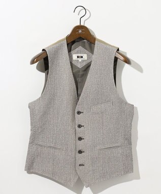 JOSEPH ABBOUD 【ストレッチ・洗える・軽量・防しわ・速乾・エコ撥水】ライトウェーブベスト ベージュ系