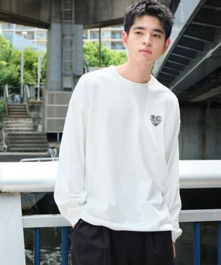 WEGO 【ユニセックス着用ITEM】ガールフレンドグラフィックBIGロンT（LS） ホワイト