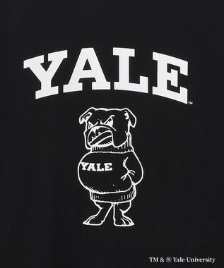 J.PRESS YORK STREET 【YALE別注】【UNISEX】ブルドッグ プリント Tシャツ ブラック系