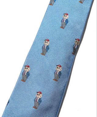 J.PRESS MEN 【AaronChang】モチーフ ネクタイ サックスブルー系