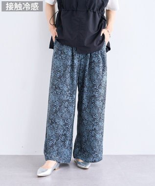 Green Parks 柄イージーパンツⅣ（ワイド）