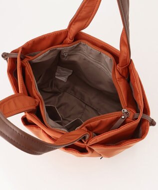 Y'SACCS 【Y’SACCS vous et】コンテナバッグ Ｍサイズ レンガブラウン