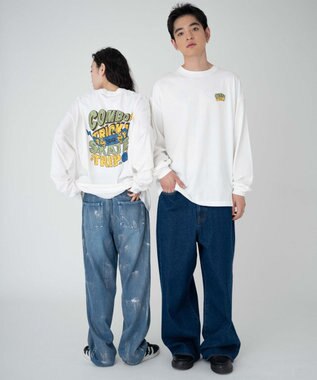 WEGO 【ユニセックス着用ITEM/MLサイズ展開】アソートグラフィックT（LS） 柄3