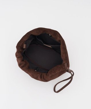 russet 【WEB限定】スエード巾着4WAYショルダーバッグ(CE-1793-WEB) D.Brown