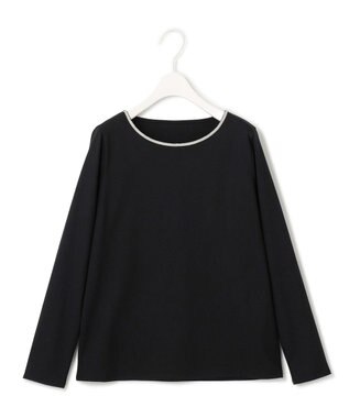 ICB L 【洗える】コンパクトモクロディ プルオーバー ブラック系