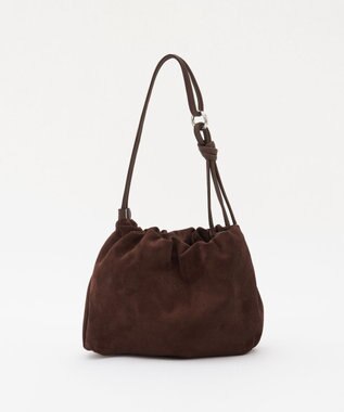 russet 【WEB限定】スエード巾着4WAYショルダーバッグ(CE-1793-WEB) D.Brown
