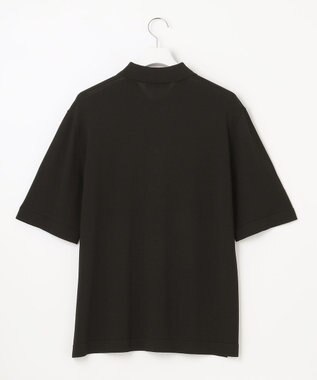 UNFILO MENS 【抗菌防臭】イージーケア ライトニットポロ [23年春夏商品] ブラック