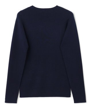 JOSEPH 【洗える】ストレッチシルクニット　ラウンドネック Navy