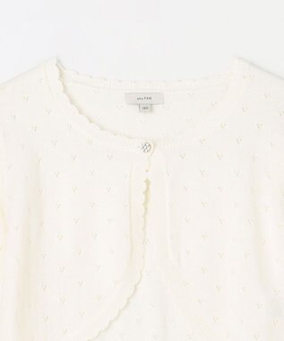 ANY KIDS 長袖 ボレロ オフホワイト