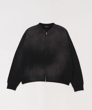 WEGO ブラストダブルZIPスウェットカーディガン ブラック