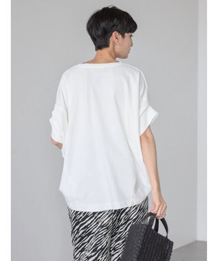 AMERICAN HOLIC ドルマン変形カットプルオーバー Off White