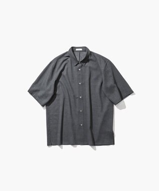 ATON TWIST WOOL GAUZE | ハーフスリーブシャツ - UNISEX
