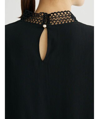 Green Parks ・ＥＬＥＮＣＡＲＥ　ＤＵＥ　イロイロレースブラウス Black