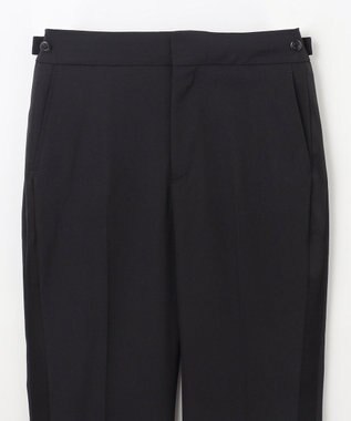 GRACE CONTINENTAL WOOLタキシードパンツ ブラック