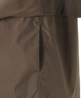 23区 【R(アール)】ナイロンライトワッシャー ペプラム ブルゾン ダークブラウン系