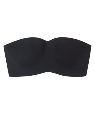 une nana cool ストラップレス 1/2カップ ノンワイヤーブラジャー ベージュ