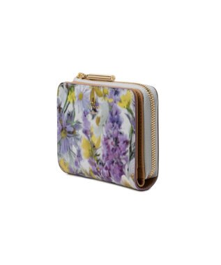 LANVIN en Bleu ヴィオレット 2つ折りLファスナー財布 ラベンダー