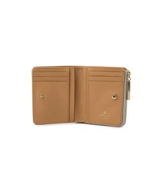 LANVIN en Bleu ヴィオレット 2つ折りLファスナー財布 ラベンダー