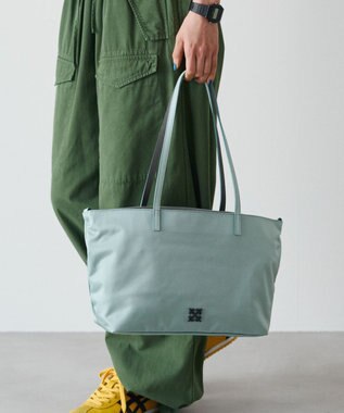 russet バイカラーレザーハンドルトートバッグ(SF-279)