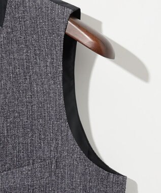 JOSEPH ABBOUD 【ストレッチ・洗える・軽量・防しわ・速乾・エコ撥水】ライトウェーブベスト グレー系