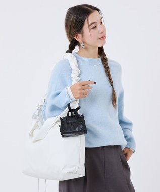 LeSportsac MICRO WEEKENDER CHARM/ブラックシャイン ブラックシャイン