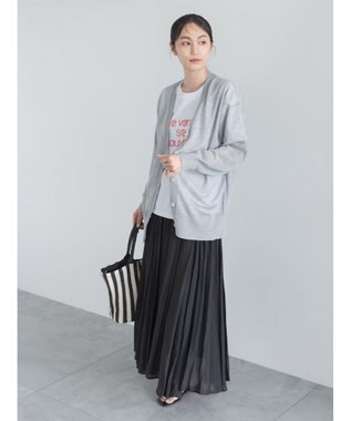 Te chichi 14GミドルVネックカーディガン《2026 SUMMER LOOK item》 グレー