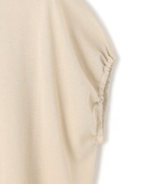 23区 L 【洗える】クリスピーシアールレックス ギャザースリーブ ラメ ニット ゴールド系