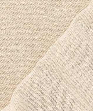 23区 L 【洗える】クリスピーシアールレックス ギャザースリーブ ラメ ニット ゴールド系