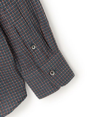 JOSEPH HOMME 新素材【ドライタッチ/ストレッチ】ドライコットンドビー　レギュラーカラーシャツ ネイビー系