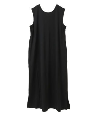 YECCA VECCA 2wayノースリーブカットワンピース Black