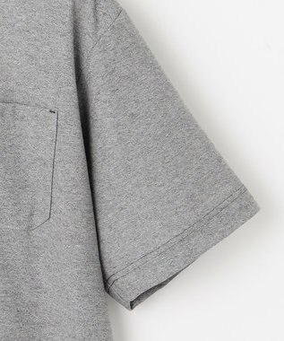 JOSEPH ABBOUD MOUNTAIN 【SPACE／UNISEX】オーガニックコットンスラブプレーティング天竺 Tシャツ ライトグレー系