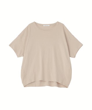 AMERICAN HOLIC 【接触冷感+UVカット】半袖コクーンカットプルオーバー Gray Beige