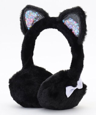 ANY KIDS ネコ耳イヤーマフ ブラック