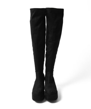 WEGO ニーハイブーツ ブラックその他