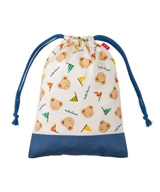 MIKI HOUSE HOT BISCUITS 【ミキハウス】 ミキハウスベア 巾着袋