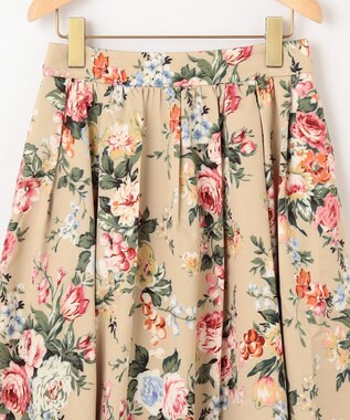 組曲 S 【23AW】ローズブーケプリント フレアスカート ベージュ系5