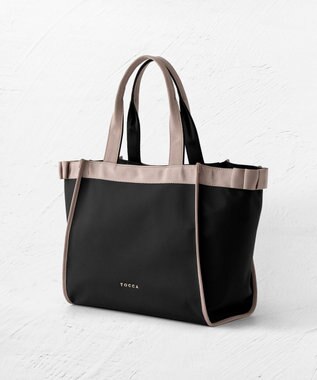 TOCCA 【A4サイズ対応・撥水】SIDE RIBBON BUCKET TOTE トートバッグ ベージュ系5
