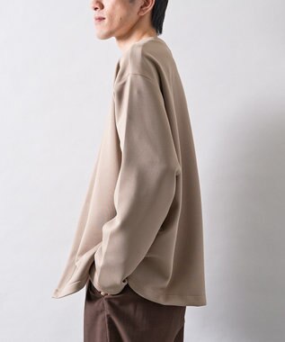 CRAFT STANDARD BOUTIQUE ボタンレスカットカーディガン Dark Beige