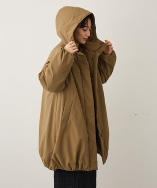 CRAFT STANDARD BOUTIQUE ボリューム中綿ミディコート Black