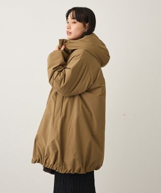 CRAFT STANDARD BOUTIQUE ボリューム中綿ミディコート Black